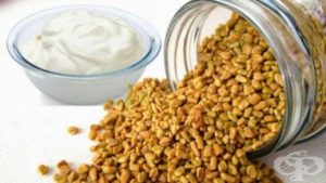 Methi Seeds + yogurt