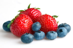 Strawberries And Blueberries