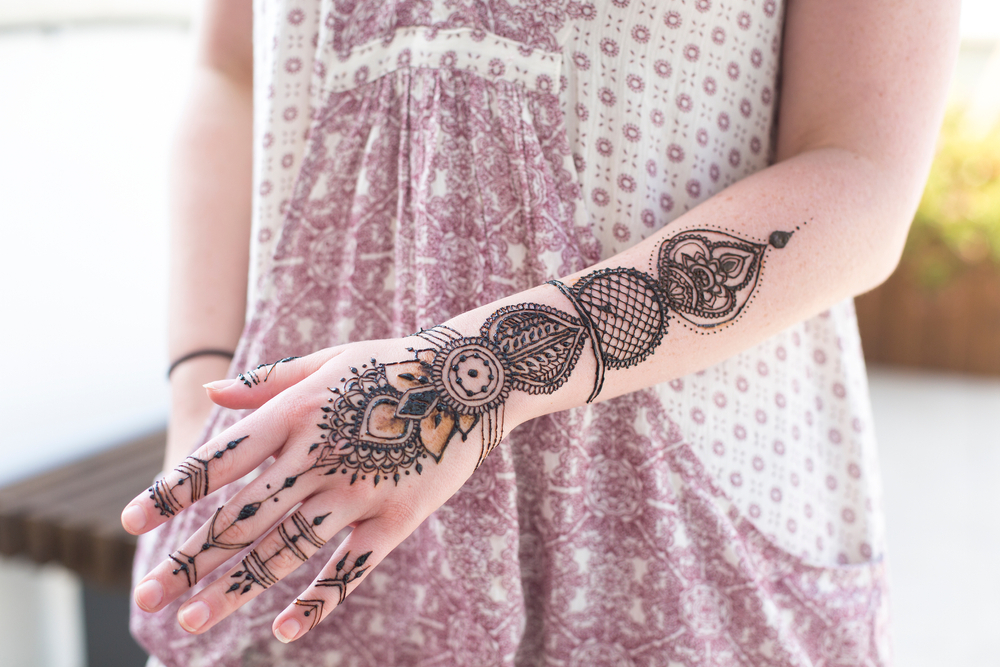 Moroccan mehendi design