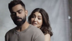 Anushka Sharma lifted her husband in the lap