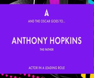 Oscar Award 2021 Anthony Hopkins