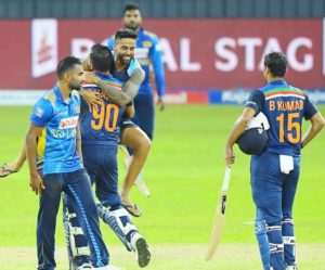 India hit Sri Lanka in the ODI series