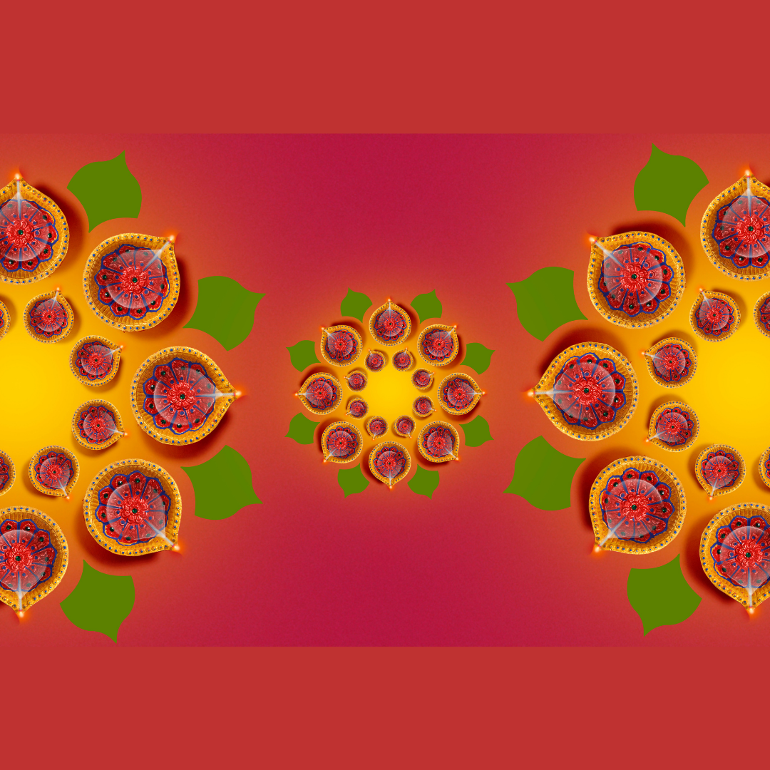 Beautiful Diwali Themed Rangoli Design