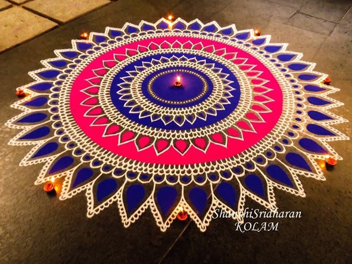 Beautiful Mandala Rangoli