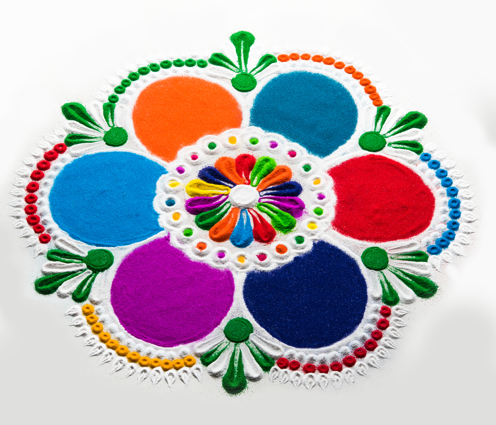Round Rangoli Designs