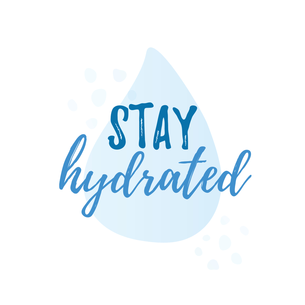 stay hydrated