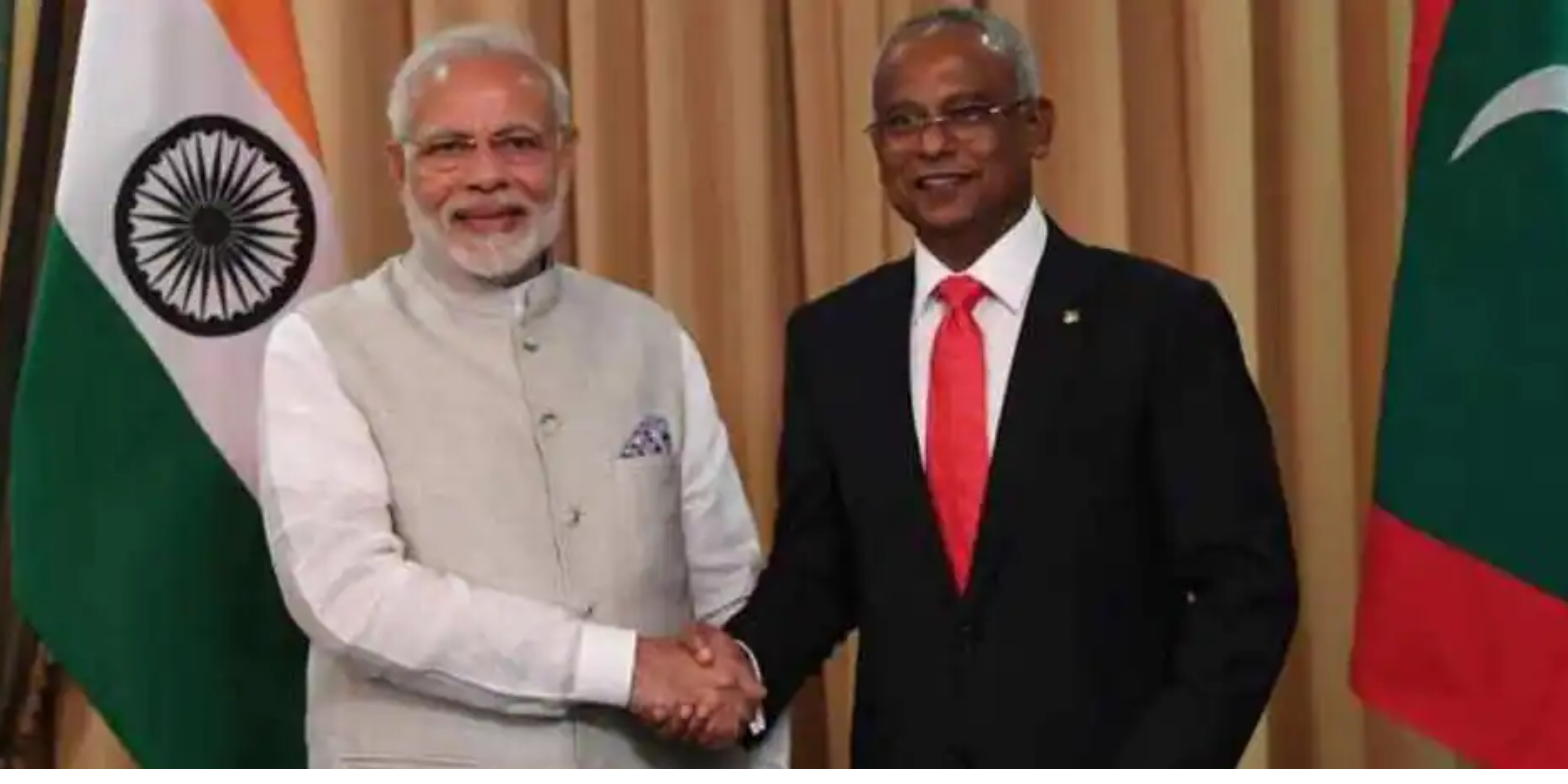Maldivian President Arrives In New Delhi, Will Meet PM