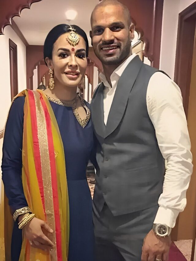 Shikhar Dhawan and Ayesha Mukherjee