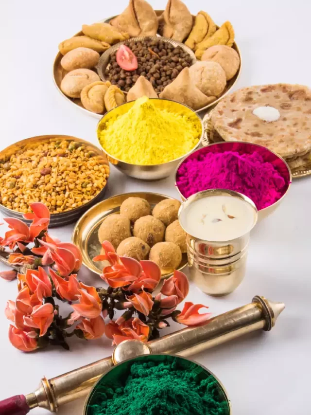 Holi dishes