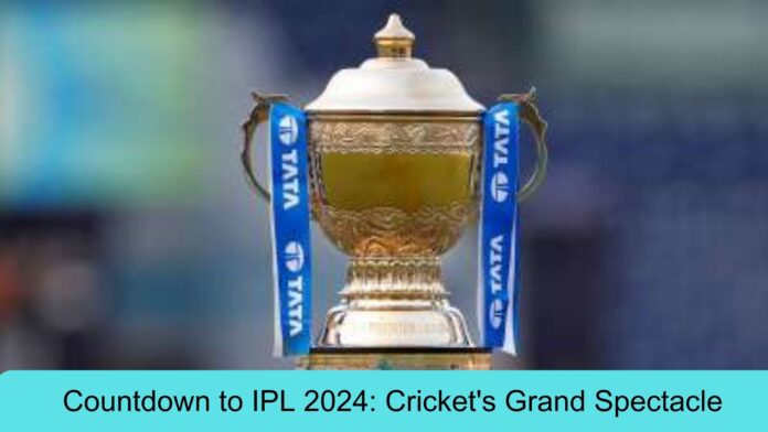 Ipl Countdown Background Countdown to IPL 2024: Cricket's Grand Spectacle