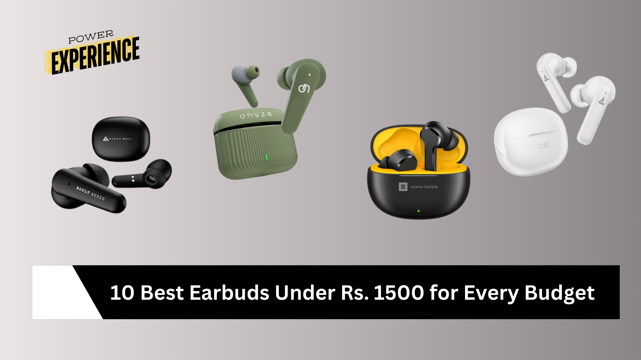 10 Best Earbuds Under Rs. 1500