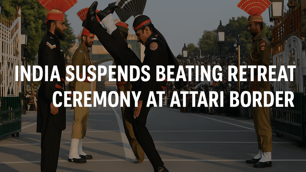 Beating Retreat ceremony Suspends