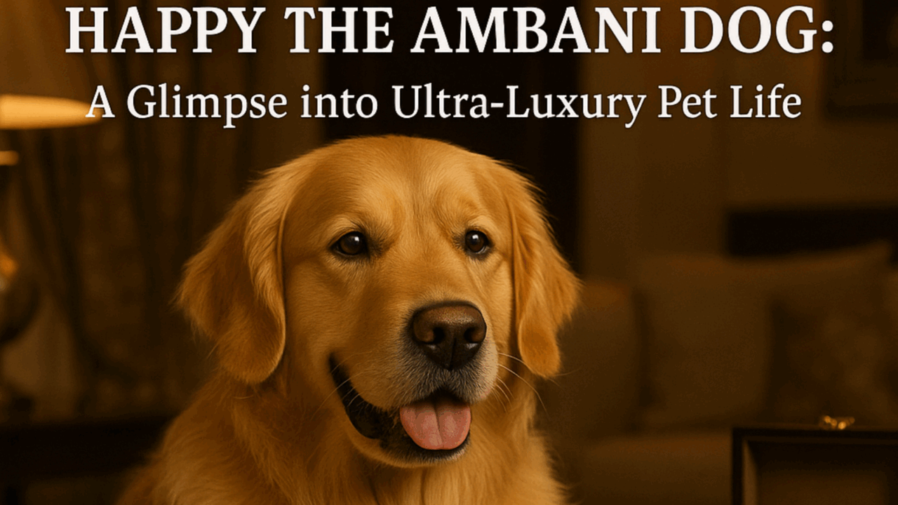 Ambani Dog Lifestyle