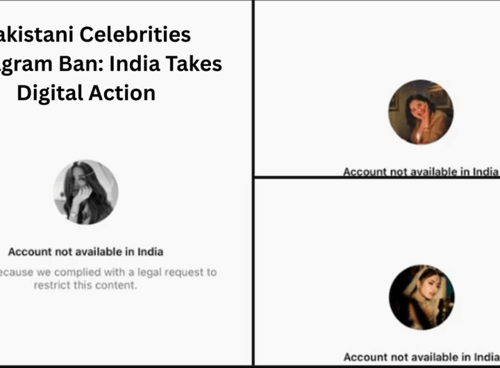 Pakistani Celebrities Instagram Ban
