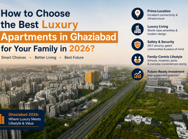 How to Choose the Best Luxury Apartments in Ghaziabad for Your Family in 2026?