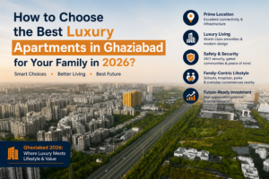 How to Choose the Best Luxury Apartments in Ghaziabad for Your Family in 2026?