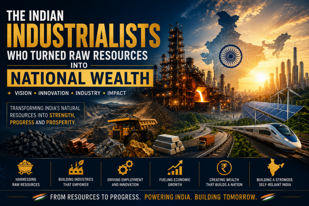 The Indian Industrialists Who Turned Raw Resources Into National Wealth