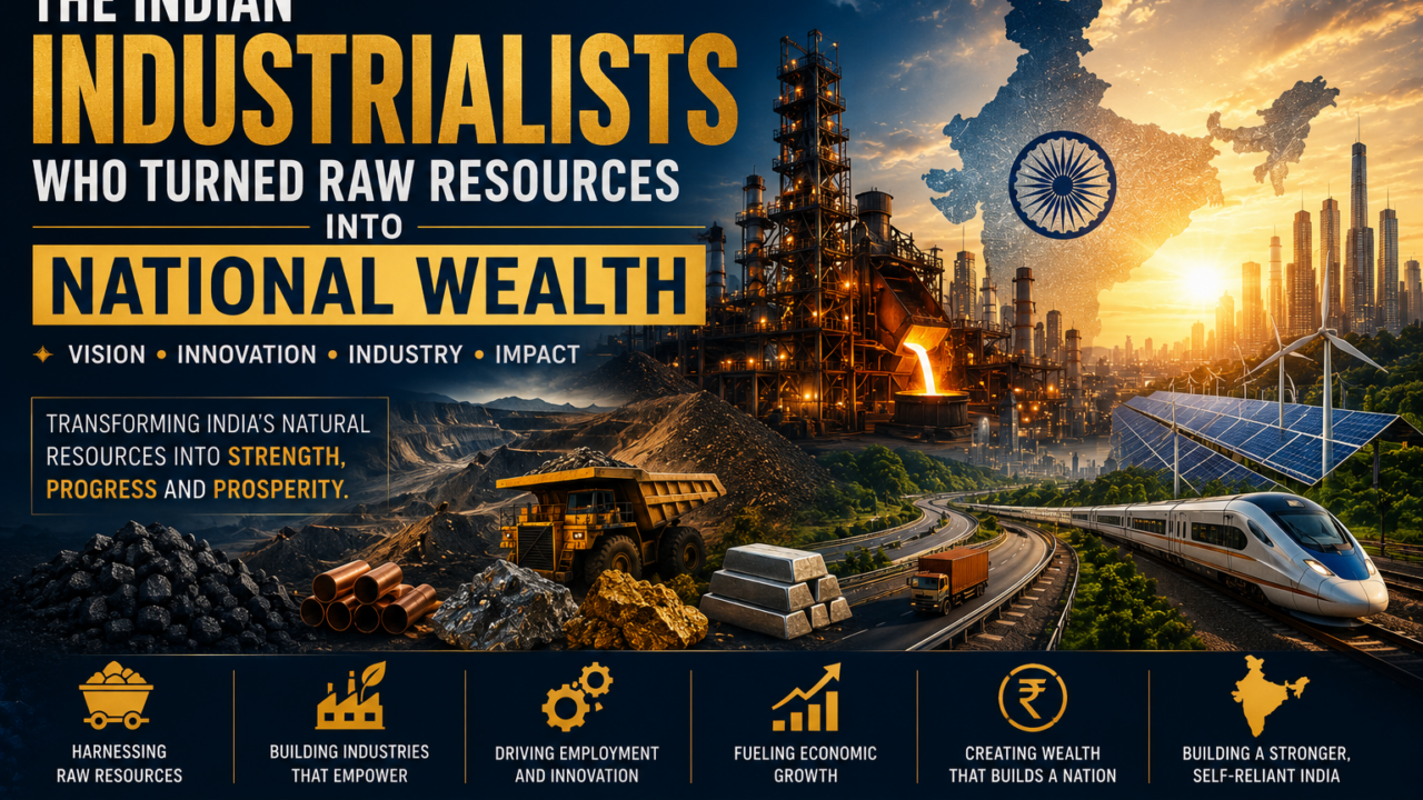 The Indian Industrialists Who Turned Raw Resources Into National Wealth