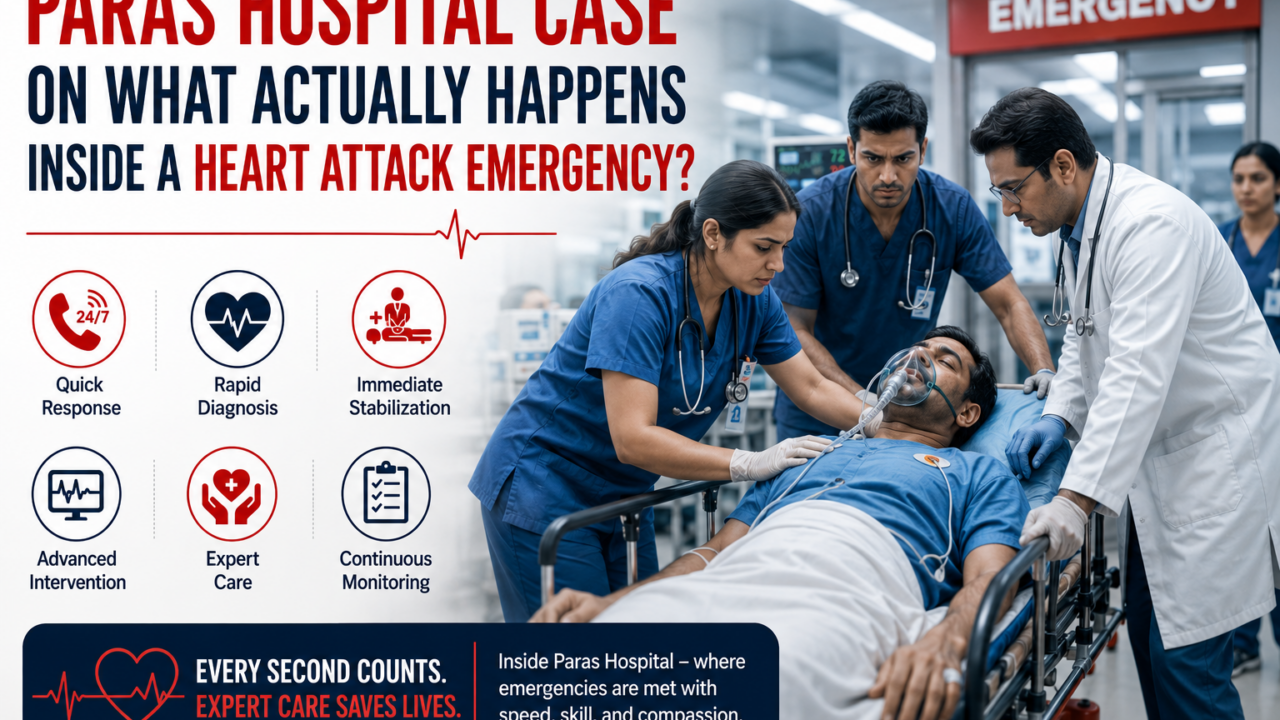 Paras Hospital Case on What Actually Happens Inside a Heart Attack Emergency