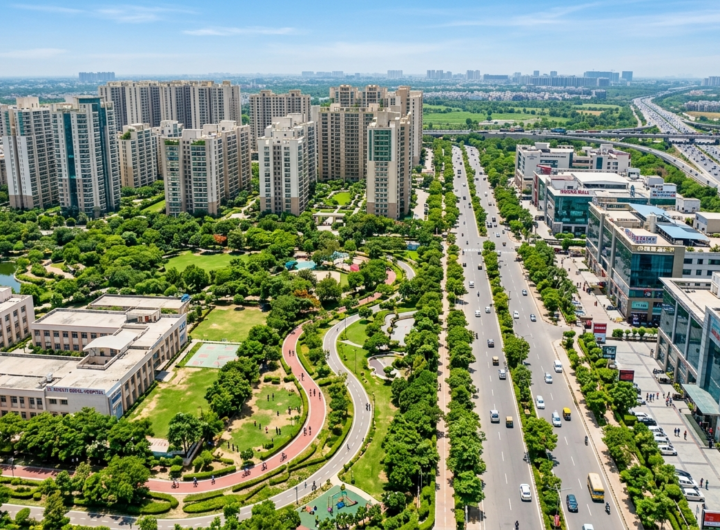 Luxury Apartments in Ghaziabad located in Indirapuram with modern residential towers, landscaped gardens, and premium lifestyle amenities.